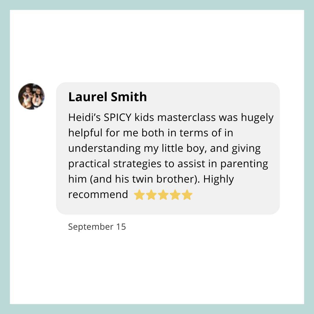 Laurel Smith - SPICY Masterclass Heidi Rogers Testimonial